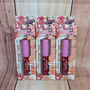 3 PK Ioni Pink Cowgirl Wrangler Pout Paint Liberty Coral Matte Liquid Lipstick